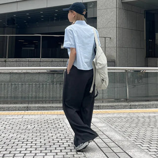 Casual zippered backpack