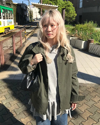Parka Side Shirring Dress