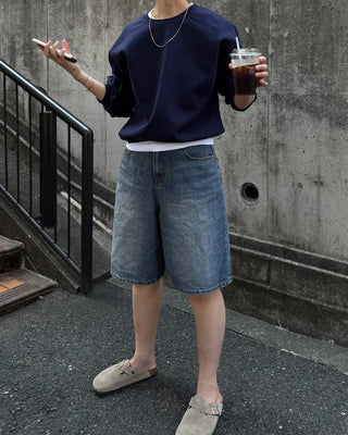 Piping sweatshirt