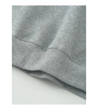 Lettering Over-Shoulder Sweatshirt