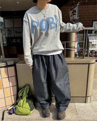 (Unisex) POBA Washing Sweatshirt
