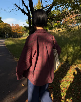 Cotton check shirt