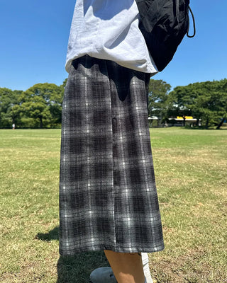 Checked Bermuda shorts