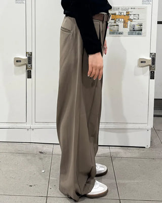 (Unisex) Pintuck Balloon Slacks