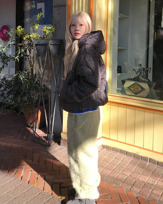 Drawstring Check Jumper