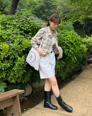Checked overshirt