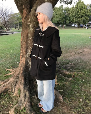 Duffle half coat