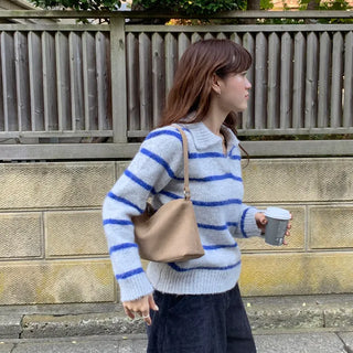 Suede tote bag