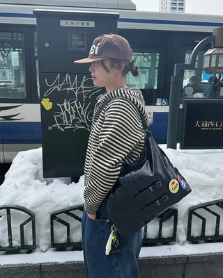 2-Way Leather Shoulder & Tote Bag