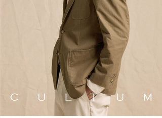 [CULTUM] Cotton Twill Sack Blazer