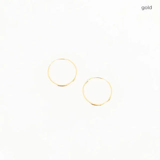 Simple hoop earrings