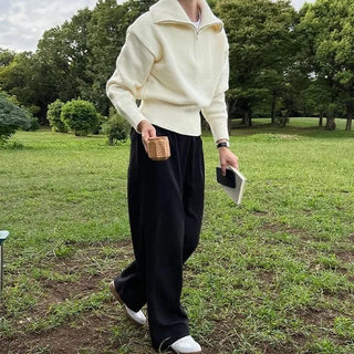 Soft Half-Zip Sweater