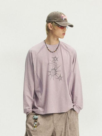 [Monterest] Waffle Knit Quick-Dry Long Sleeve Tee