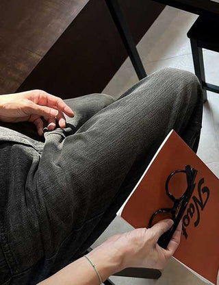 wood denim pants