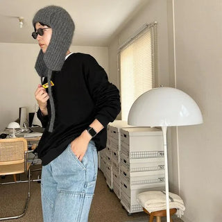 Basic Simple Lightweight Sweatshirt