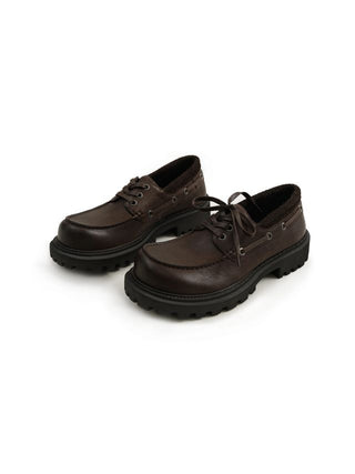 MASONPRINCE Leather Boat Shoes