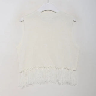 Fringe Sleeveless Knit