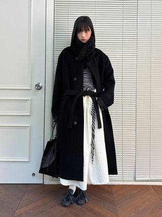 [NeverSeez] Jacquard Voluminous Skirt