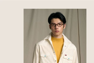 [CULTUM] Washed Cotton Western Denim Shirt