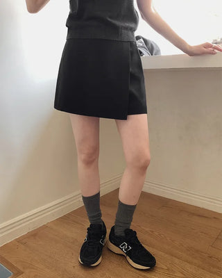 Wrap skirt pants