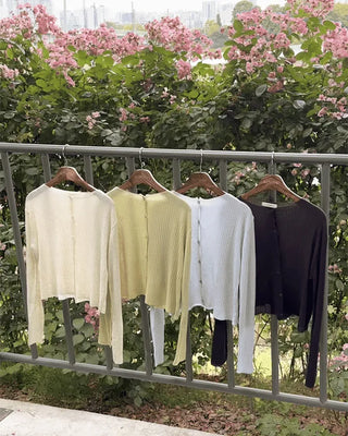 Slim Linen Cardigan - 4 Colors
