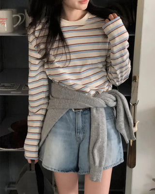 Striped sweatshirt