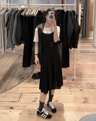 See-through camisole dress