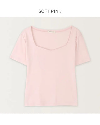 Square neck T-shirt
