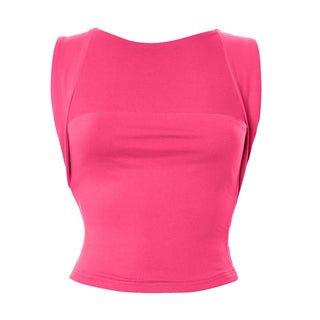 Square neck solid 2-way top
