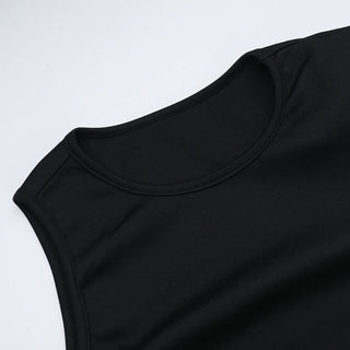 Long sleeve crewneck slit flower applique maxi dress