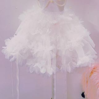 Bowknot beaded ruffle v neck ruched top