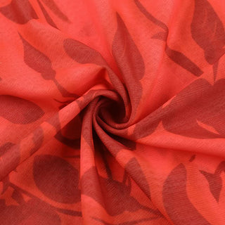 Irregular print self tie cami midi dress