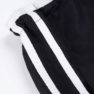 Self tie drawstring straight leg