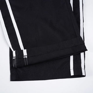 Self tie drawstring straight leg