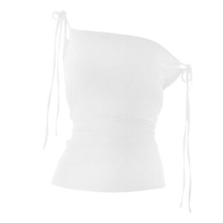 Self tie corset solid cami top