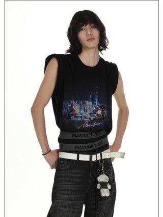MASONPRINCE Skyline Graphic T-Shirt