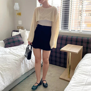 benny twist crop knit
