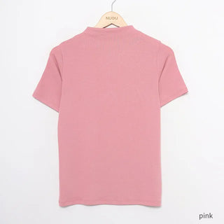 daily soft half neck T