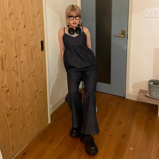 Summer denim camisole and pants set