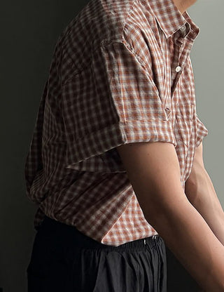 Mond Bold Check Short Sleeve Shirt (3 colors)
