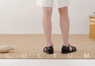 [CULTUM] Cotton Drawstring Shorts