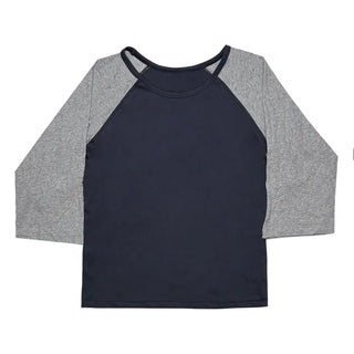 [2 colors] Roll-up raglan T-shirt