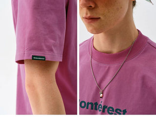 [Monterest] Quick-Dry Antibacterial Logo Crewneck Tee