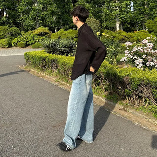 Summer sheer knit shirt