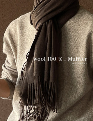 100% Wool, Scarf (soft fabric)