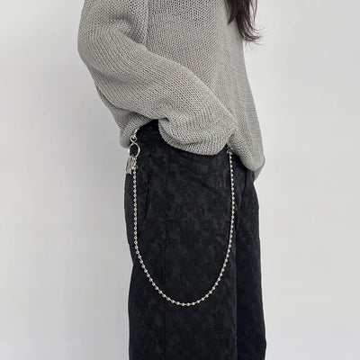 cutting ball chain key ring