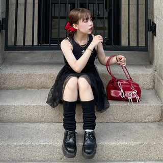 Chiffon layered mini dress
