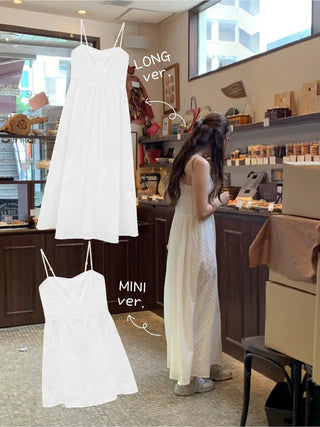 [Lined] Bustier Sleeveless Mini Dress