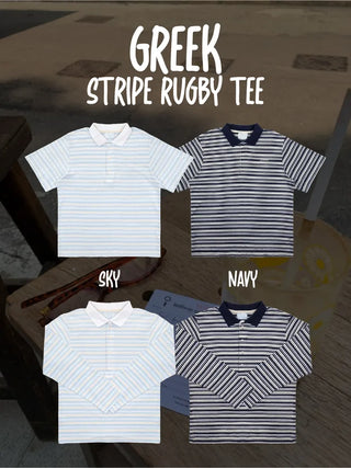 Striped rugby shirt