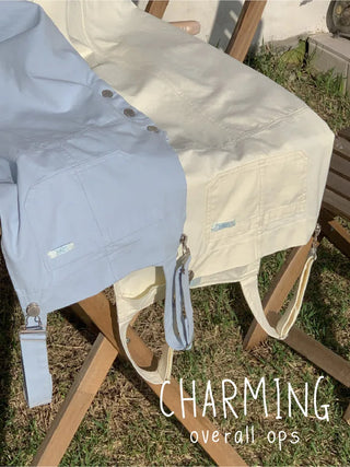 Logo Label Overalls Dress (4c)